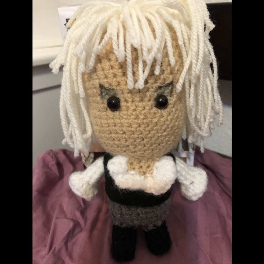 Jareth labyrinth yarn doll David Bowie